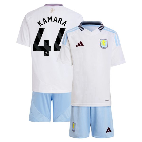 aston villa adidas away mini kit 2024-25 with kamara 44 printing Collection | Authentic Aston Villa Shirts