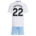 aston villa adidas away mini kit 2024-25 with maatsen 22 printing Collection | Authentic Aston Villa Shirts
