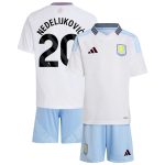 aston villa adidas away mini kit 2024-25 with nedeljković 20 printing Collection | Authentic Aston Villa Shirts