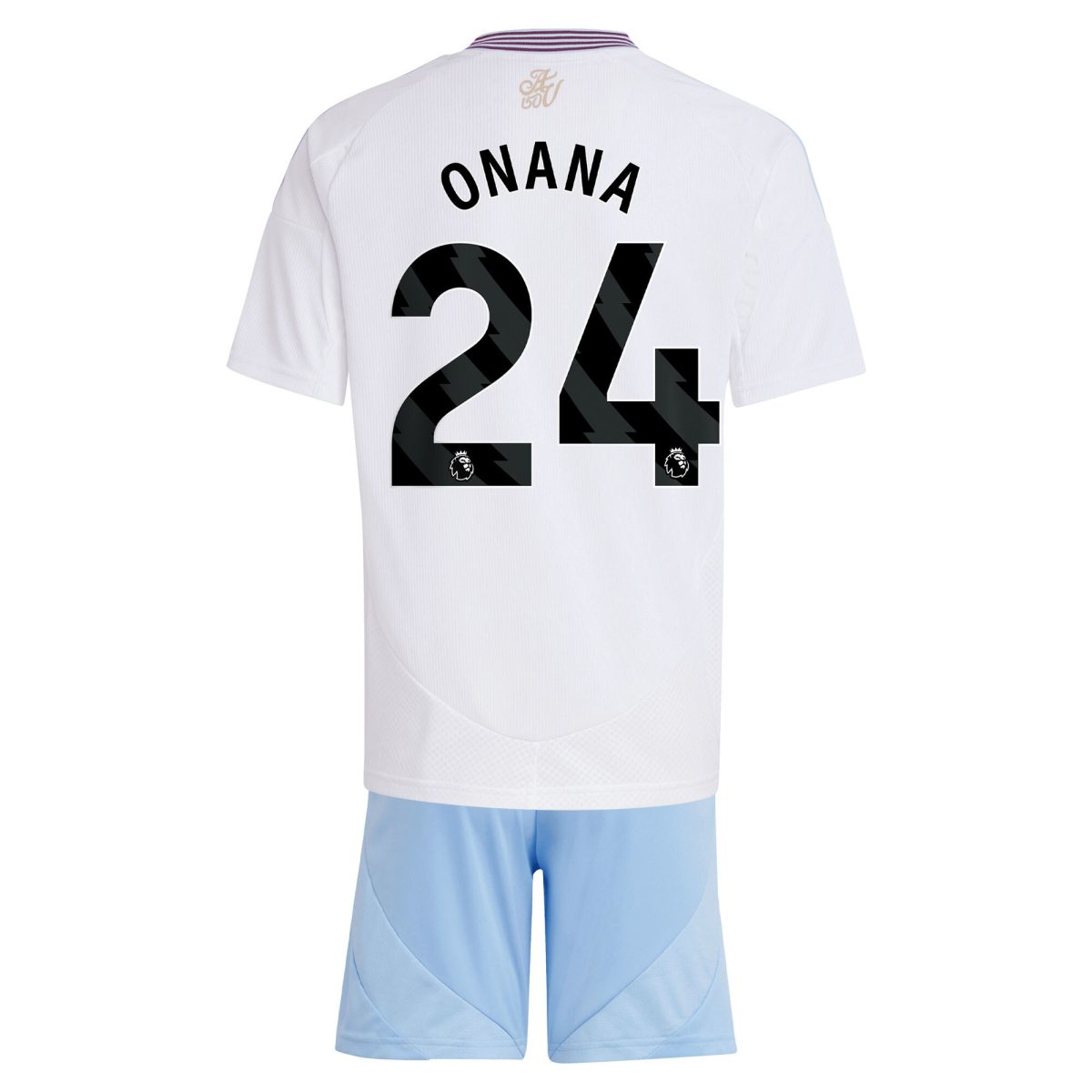 aston villa adidas away mini kit 2024-25 with onana 24 printing Collection | Authentic Aston Villa Shirts