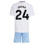 aston villa adidas away mini kit 2024-25 with onana 24 printing Collection | Authentic Aston Villa Shirts