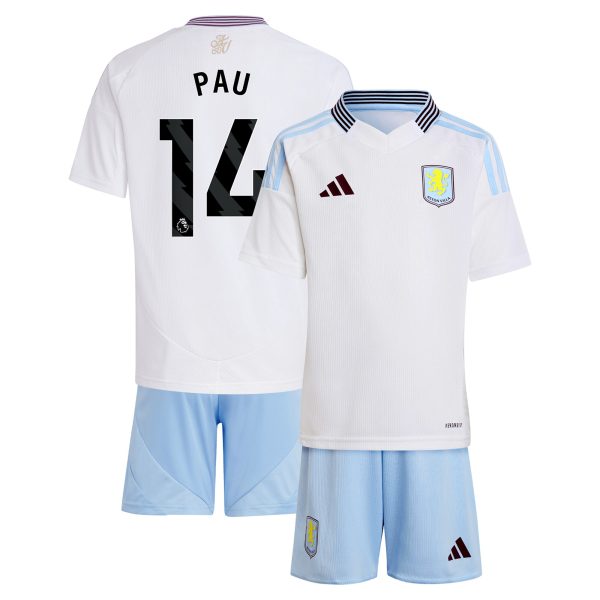 aston villa adidas away mini kit 2024-25 with pau 14 printing Collection | Authentic Aston Villa Shirts