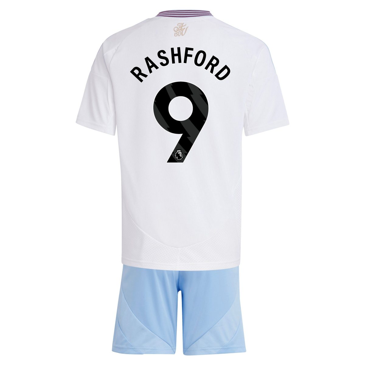aston villa adidas away mini kit 2024-25 with rashford 9 printing Collection | Authentic Aston Villa Shirts