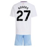 aston villa adidas away mini kit 2024-25 with rogers 27 printing Collection | Authentic Aston Villa Shirts