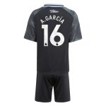 aston villa adidas away mini kit 2025-26 with a.garcía 16 printing Collection | Authentic Aston Villa Shirts