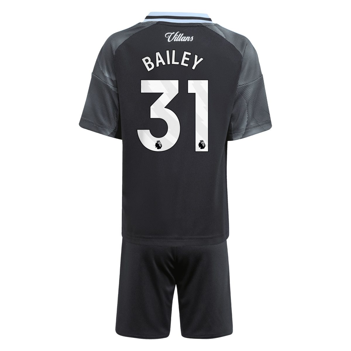aston villa adidas away mini kit 2025-26 with bailey 31 printing Collection | Authentic Aston Villa Shirts