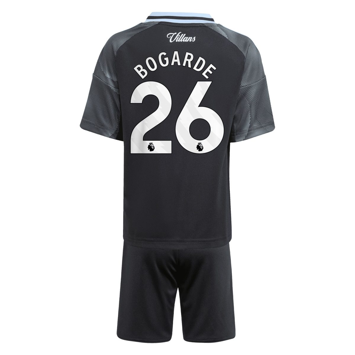 aston villa adidas away mini kit 2025-26 with bogarde 26 printing Collection | Authentic Aston Villa Shirts