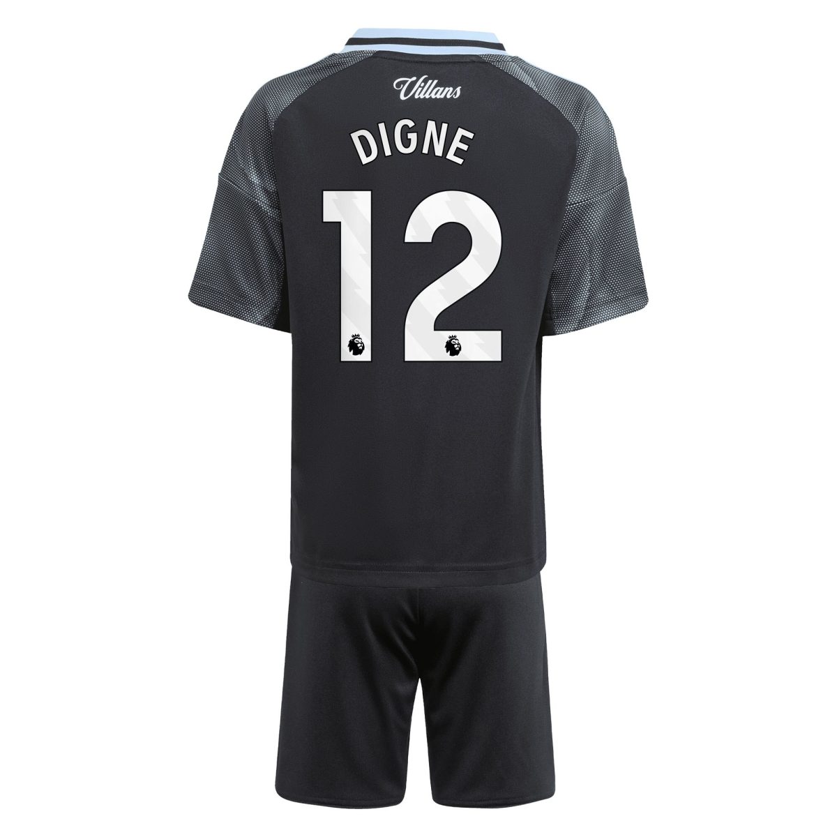 aston villa adidas away mini kit 2025-26 with digne 12 printing Collection | Authentic Aston Villa Shirts