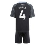 aston villa adidas away mini kit 2025-26 with konsa 4 printing Collection | Authentic Aston Villa Shirts