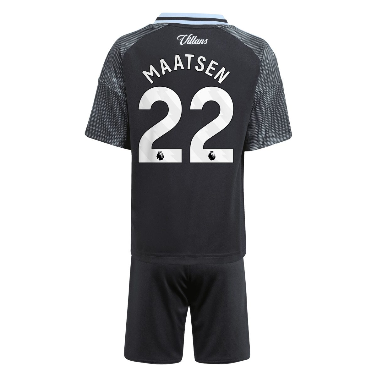 aston villa adidas away mini kit 2025-26 with maatsen 22 printing Collection | Authentic Aston Villa Shirts