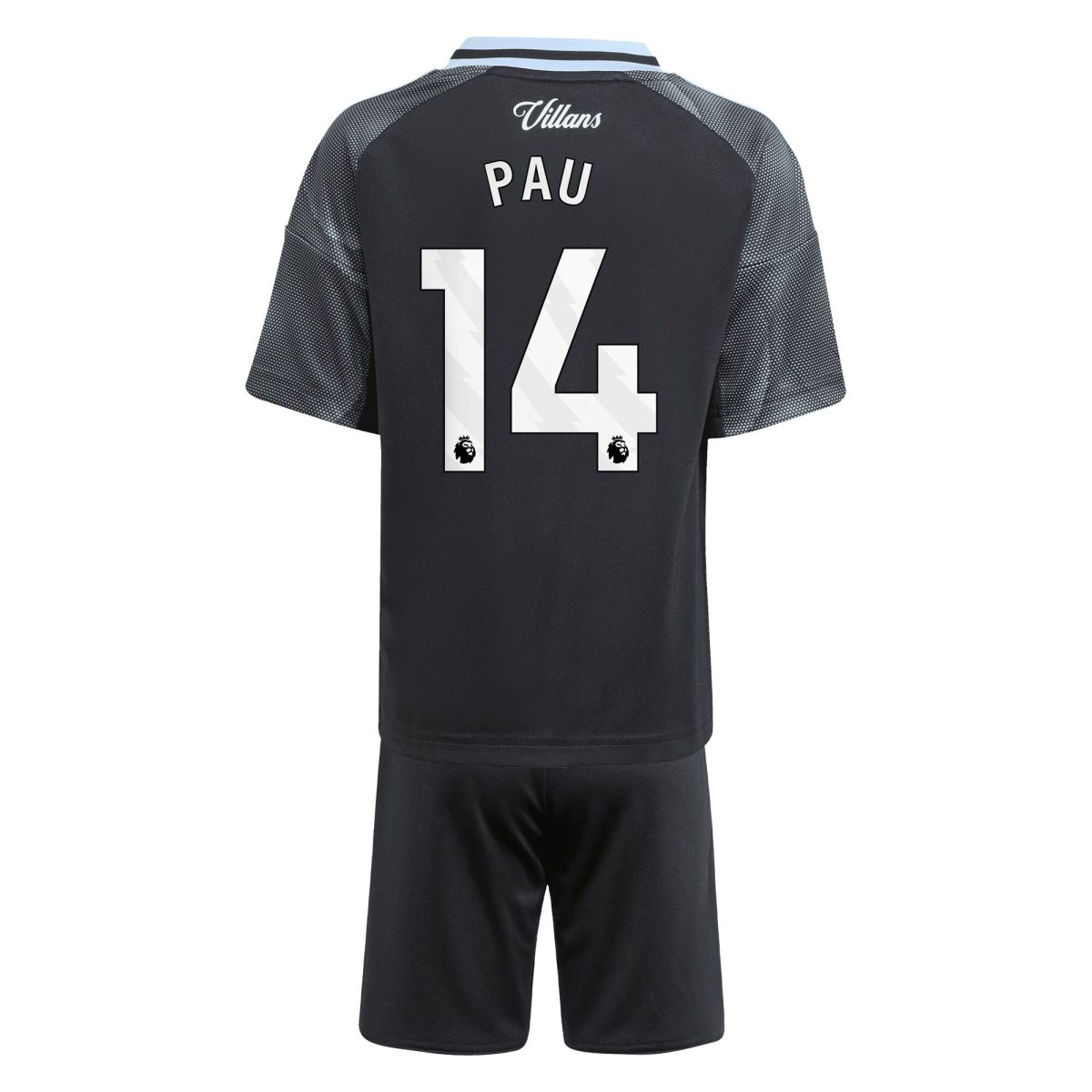 aston villa adidas away mini kit 2025-26 with pau 14 printing Collection | Authentic Aston Villa Shirts