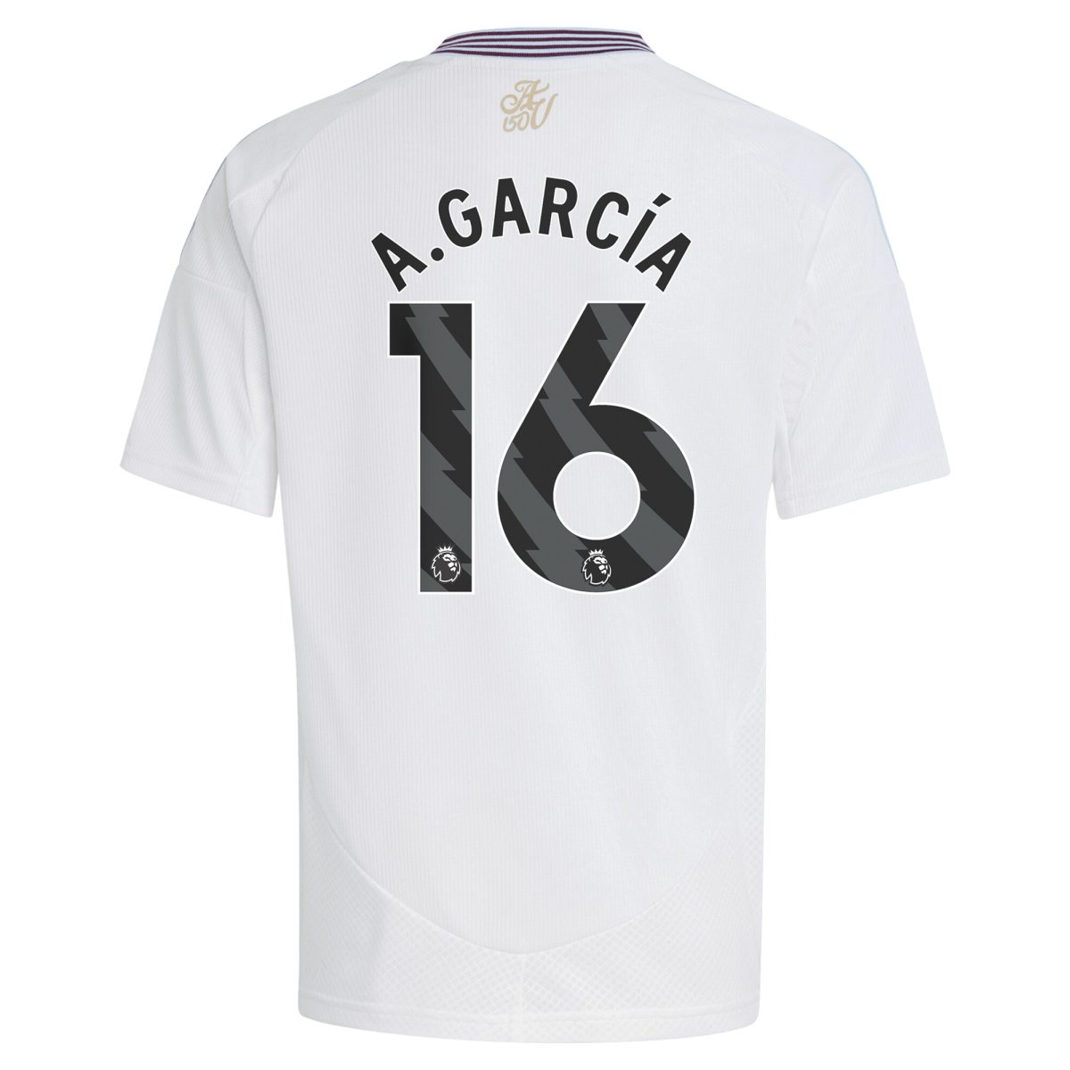 aston villa adidas away shirt 2024-25 – kids with a.garcía 16 printing Collection | Authentic Aston Villa Shirts