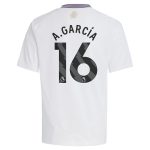 aston villa adidas away shirt 2024-25 – kids with a.garcía 16 printing Collection | Authentic Aston Villa Shirts