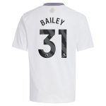 aston villa adidas away shirt 2024-25 – kids with bailey 31 printing Collection | Authentic Aston Villa Shirts