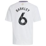 aston villa adidas away shirt 2024-25 – kids with barkley 6 printing Collection | Authentic Aston Villa Shirts