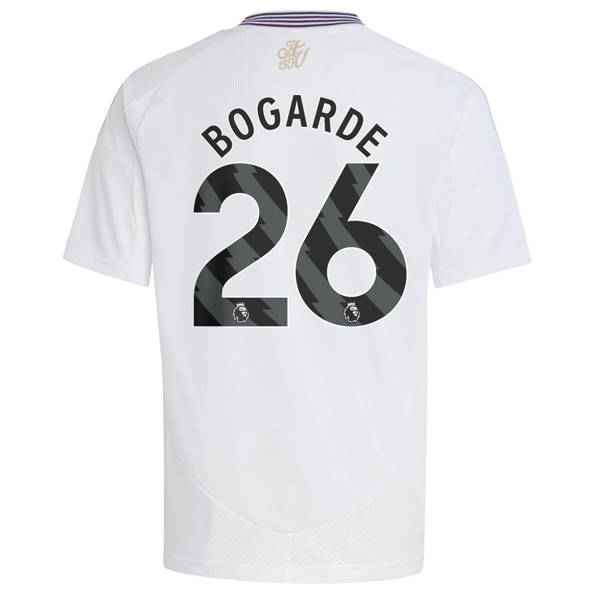 aston villa adidas away shirt 2024-25 – kids with bogarde 26 printing Collection | Authentic Aston Villa Shirts