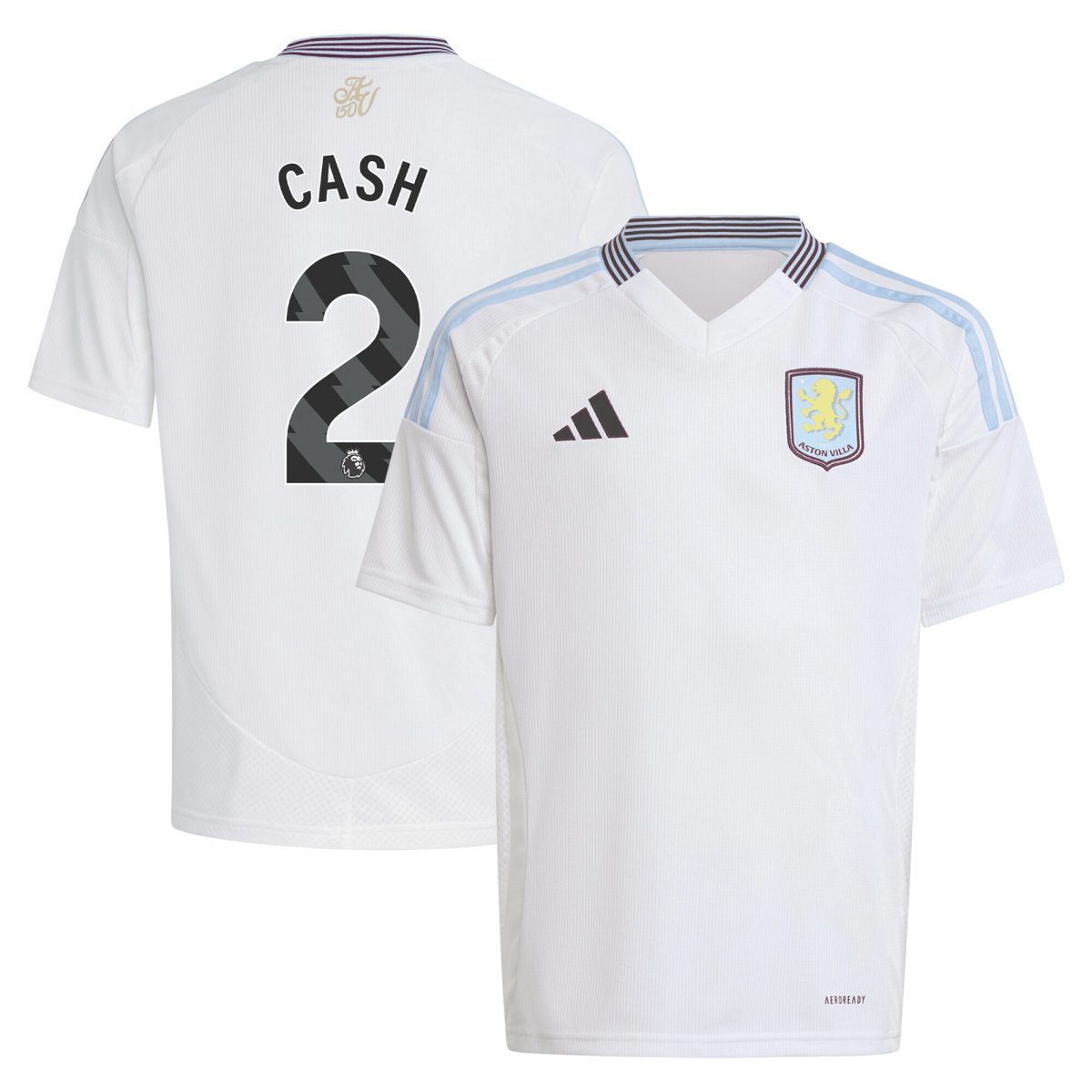 aston villa adidas away shirt 2024-25 – kids with cash 2 printing Collection | Authentic Aston Villa Shirts