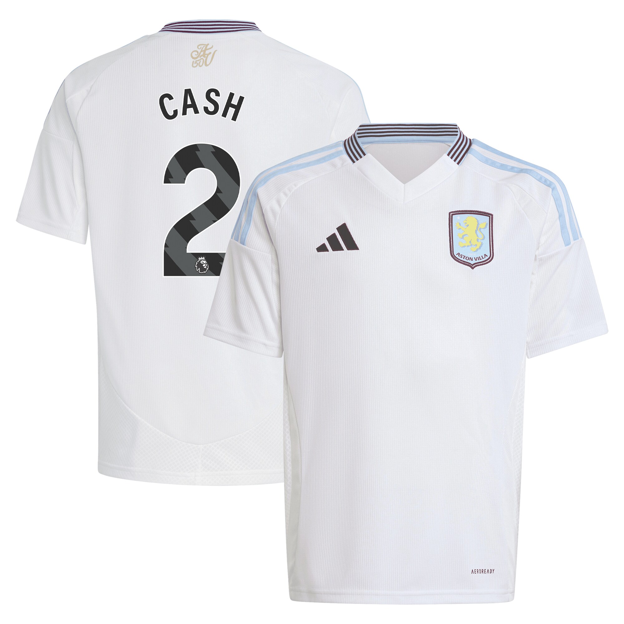 aston villa adidas away shirt 2024-25 – kids with cash 2 printing Collection | Authentic Aston Villa Shirts