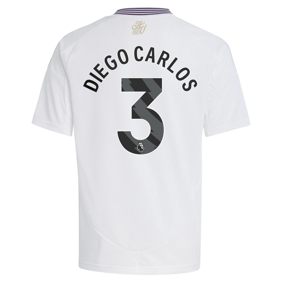 aston villa adidas away shirt 2024-25 – kids with diego carlos 3 printing Collection | Authentic Aston Villa Shirts