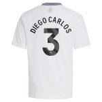 aston villa adidas away shirt 2024-25 – kids with diego carlos 3 printing Collection | Authentic Aston Villa Shirts