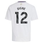 aston villa adidas away shirt 2024-25 – kids with digne 12 printing Collection | Authentic Aston Villa Shirts