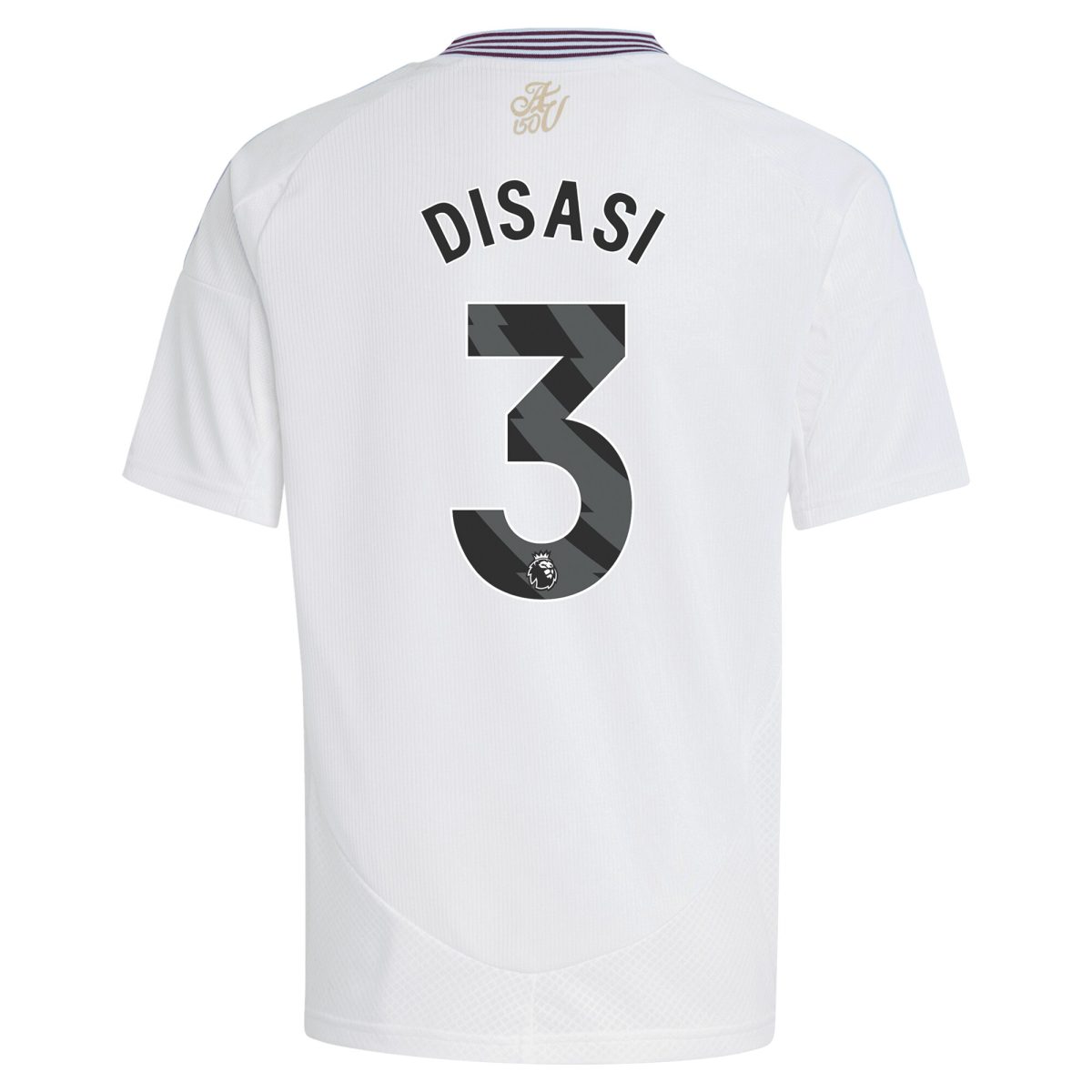 aston villa adidas away shirt 2024-25 – kids with disasi 3 printing Collection | Authentic Aston Villa Shirts