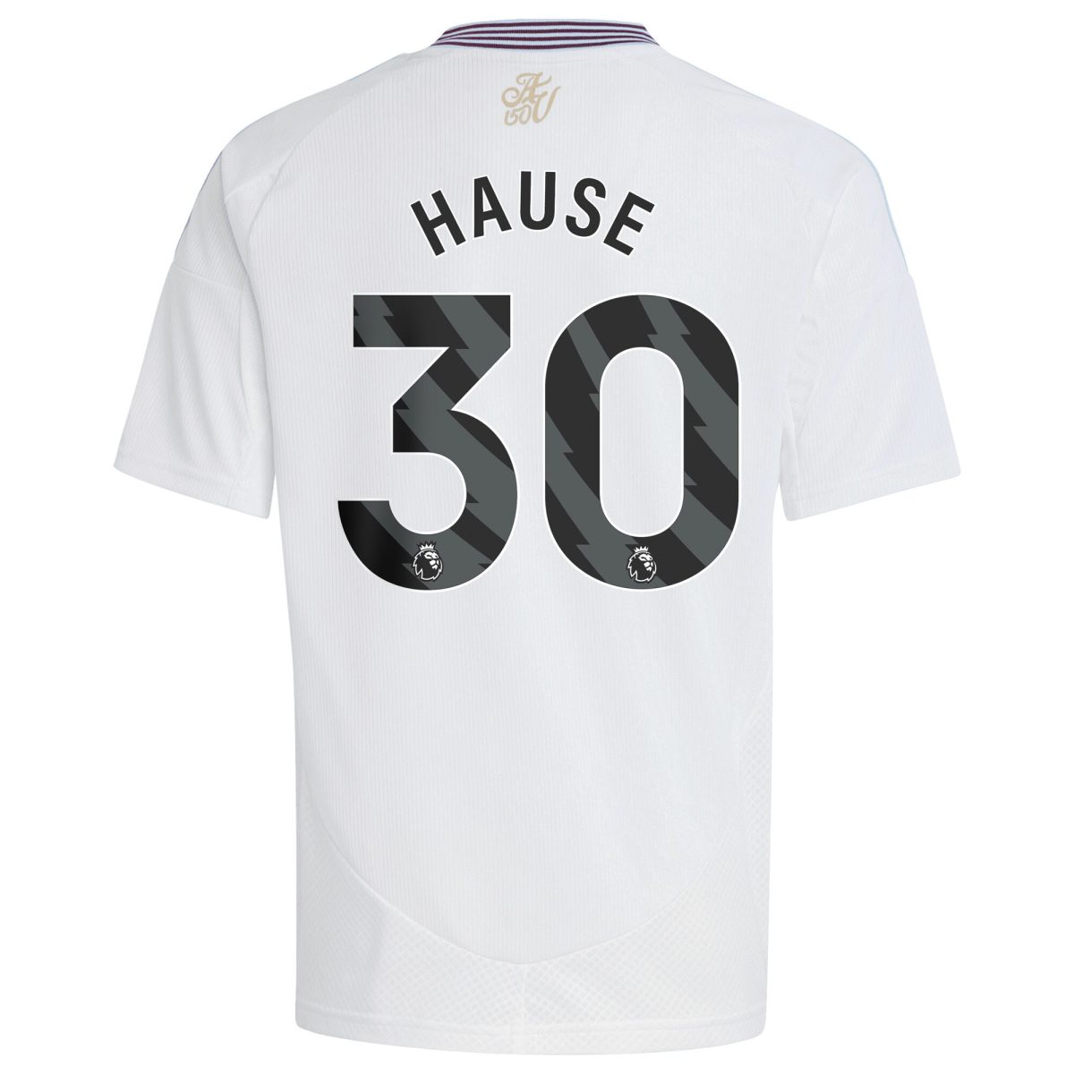aston villa adidas away shirt 2024-25 – kids with hause 30 printing Collection | Authentic Aston Villa Shirts