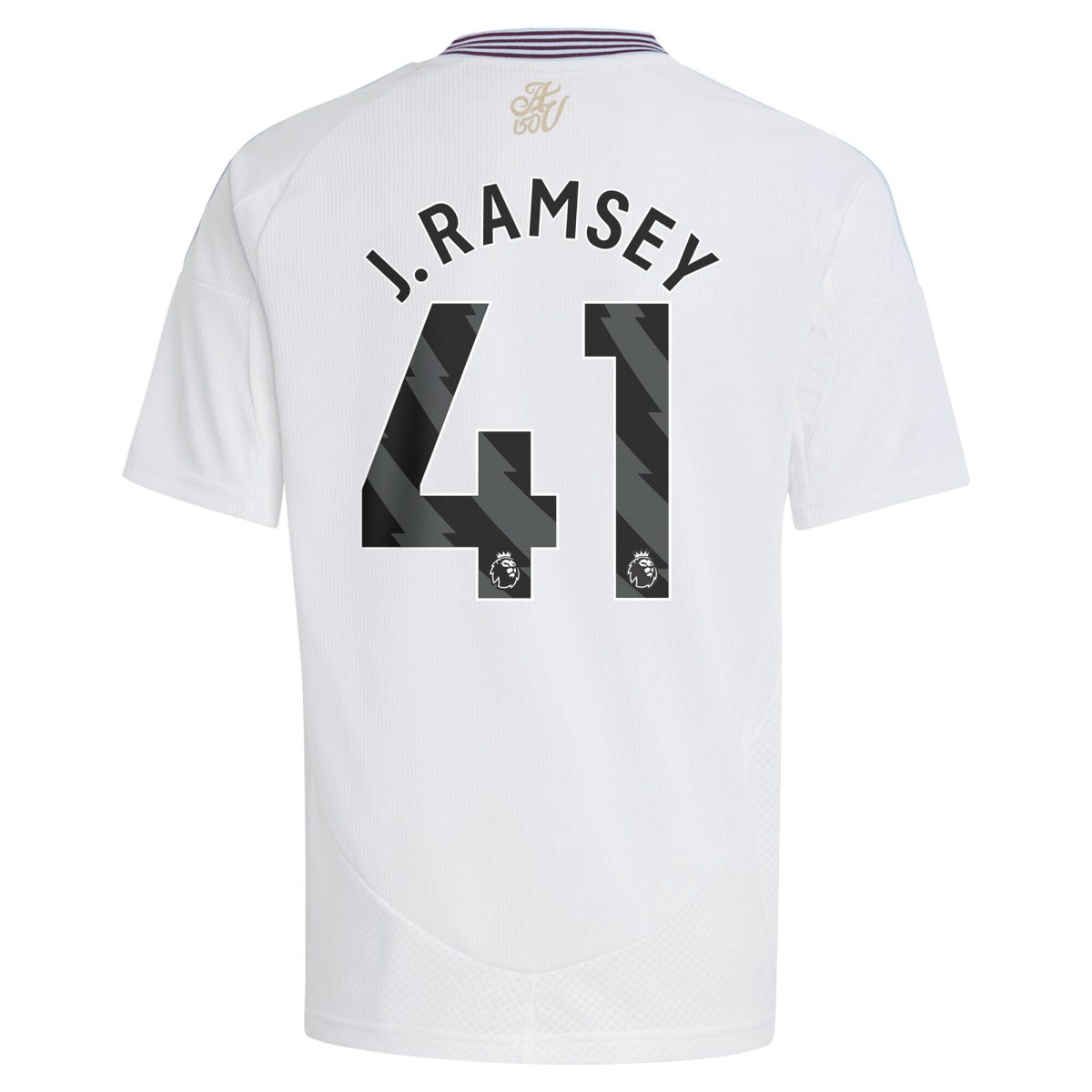 aston villa adidas away shirt 2024-25 – kids with j. ramsey 41 printing Collection | Authentic Aston Villa Shirts
