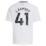 aston villa adidas away shirt 2024-25 – kids with j. ramsey 41 printing Collection | Authentic Aston Villa Shirts