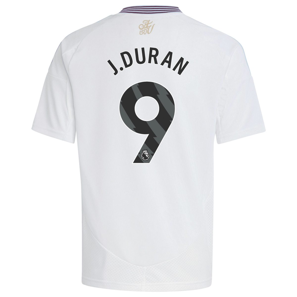 aston villa adidas away shirt 2024-25 – kids with j.duran 9 printing Collection | Authentic Aston Villa Shirts