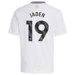 aston villa adidas away shirt 2024-25 – kids with jaden 19 printing Collection | Authentic Aston Villa Shirts