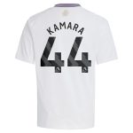 aston villa adidas away shirt 2024-25 – kids with kamara 44 printing Collection | Authentic Aston Villa Shirts