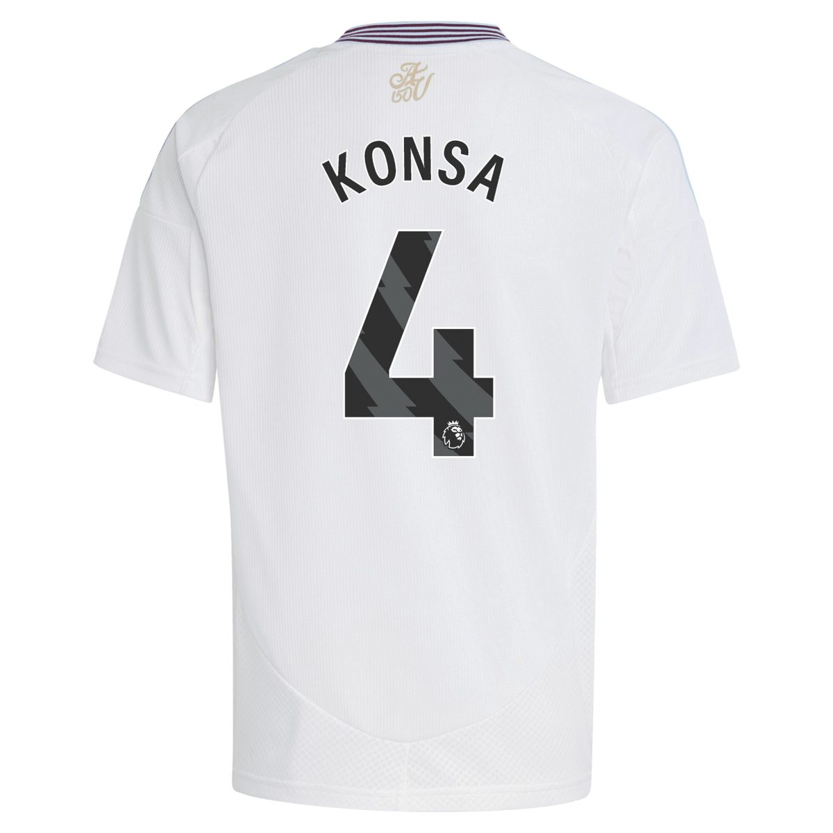 aston villa adidas away shirt 2024-25 – kids with konsa 4 printing Collection | Authentic Aston Villa Shirts