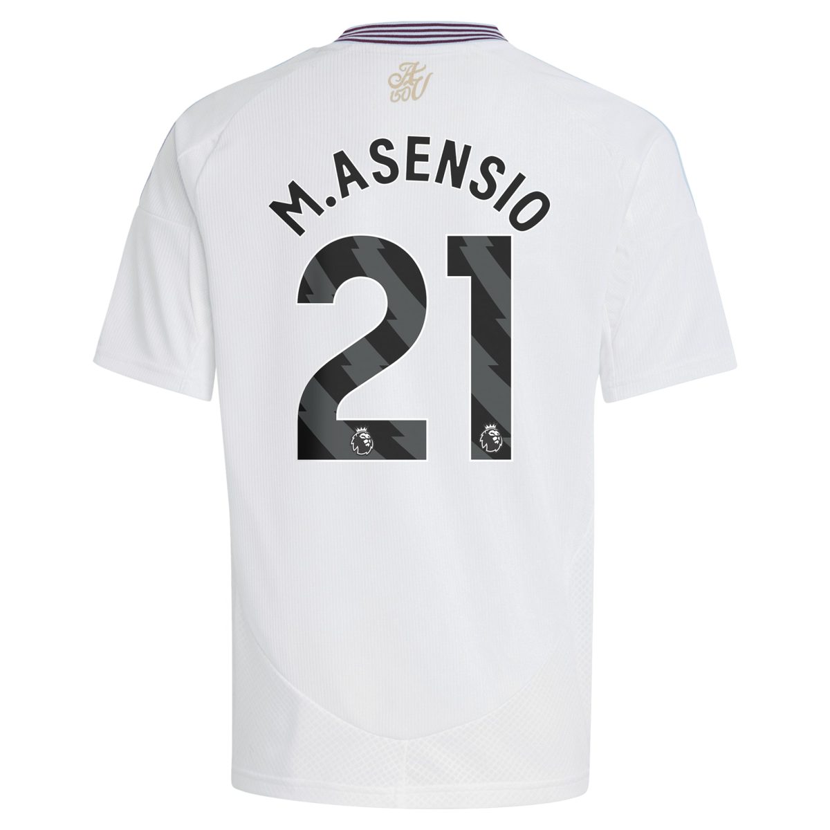 aston villa adidas away shirt 2024-25 – kids with m.asensio 21 printing Collection | Authentic Aston Villa Shirts
