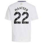 aston villa adidas away shirt 2024-25 – kids with maatsen 22 printing Collection | Authentic Aston Villa Shirts