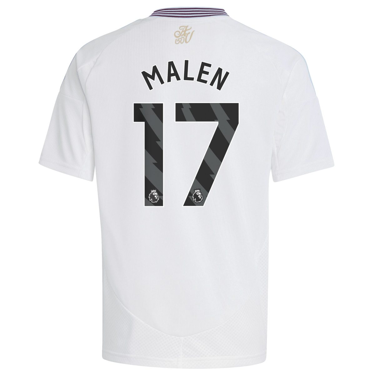 aston villa adidas away shirt 2024-25 – kids with malen 17 printing Collection | Authentic Aston Villa Shirts