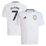aston villa adidas away shirt 2024-25 – kids with mcginn 7 printing Collection | Authentic Aston Villa Shirts