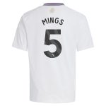 aston villa adidas away shirt 2024-25 – kids with mings 5 printing Collection | Authentic Aston Villa Shirts