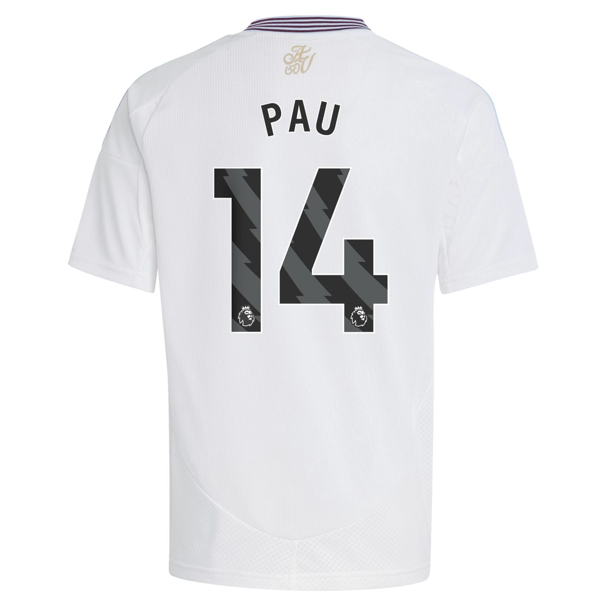 aston villa adidas away shirt 2024-25 – kids with pau 14 printing Collection | Authentic Aston Villa Shirts