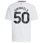 aston villa adidas away shirt 2024-25 – kids with swinkels 50 printing Collection | Authentic Aston Villa Shirts