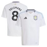 aston villa adidas away shirt 2024-25 – kids with tielemans 8 printing Collection | Authentic Aston Villa Shirts