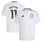 aston villa adidas away shirt 2024-25 – kids with watkins 11 printing Collection | Authentic Aston Villa Shirts