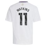 aston villa adidas away shirt 2024-25 – kids with watkins 11 printing Collection | Authentic Aston Villa Shirts