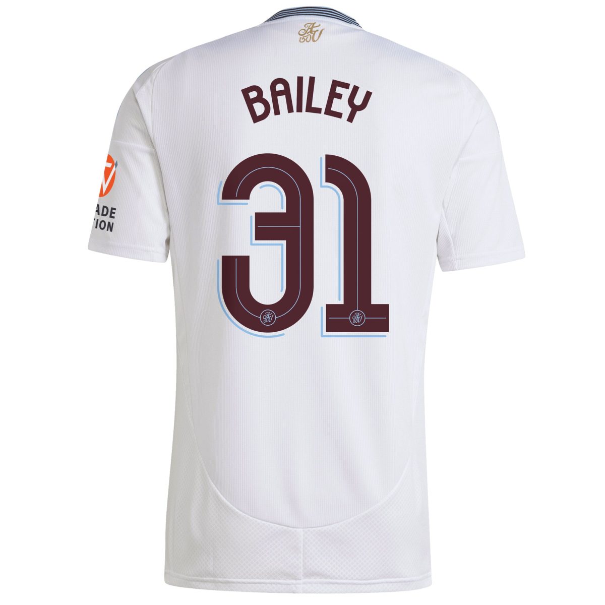 aston villa adidas away shirt 2024-25 with bailey 31 cup printing Collection | Authentic Aston Villa Shirts