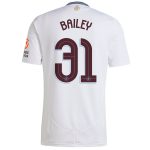 aston villa adidas away shirt 2024-25 with bailey 31 cup printing Collection | Authentic Aston Villa Shirts