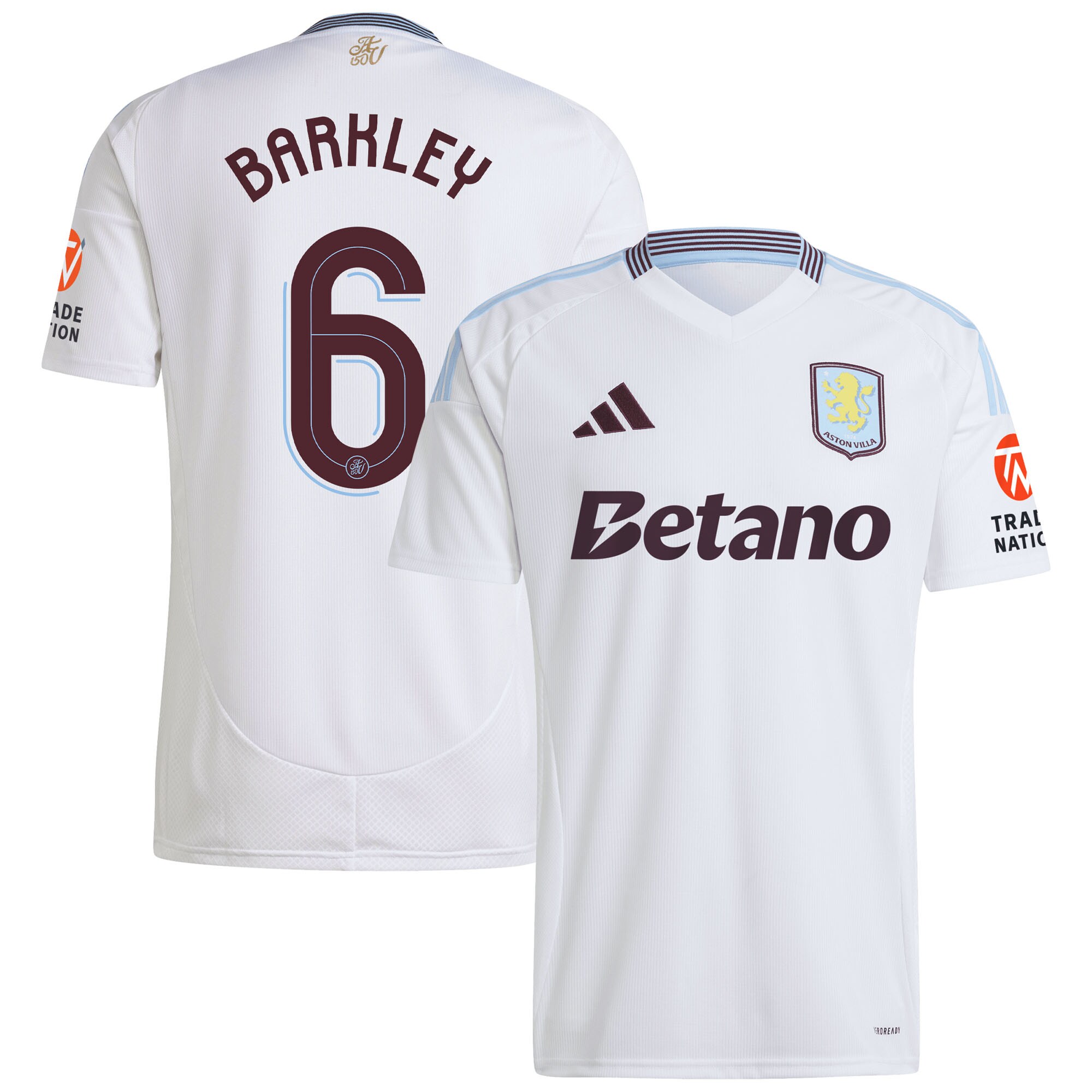 aston villa adidas away shirt 2024-25 with barkley 6 cup printing Collection | Authentic Aston Villa Shirts