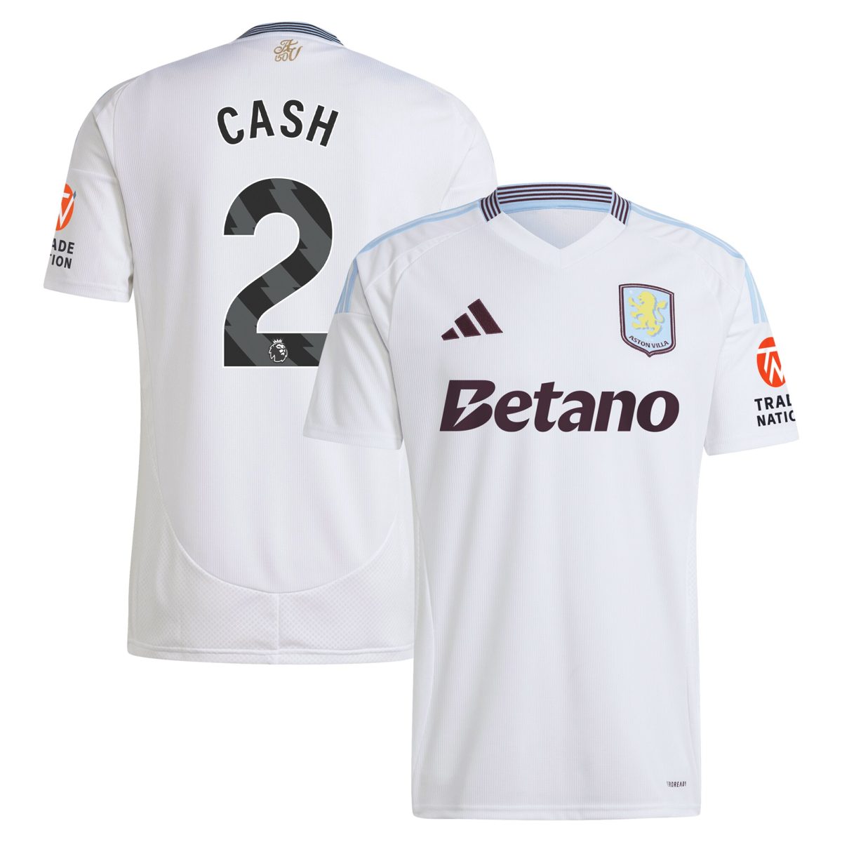 aston villa adidas away shirt 2024-25 with cash 2 printing Collection | Authentic Aston Villa Shirts