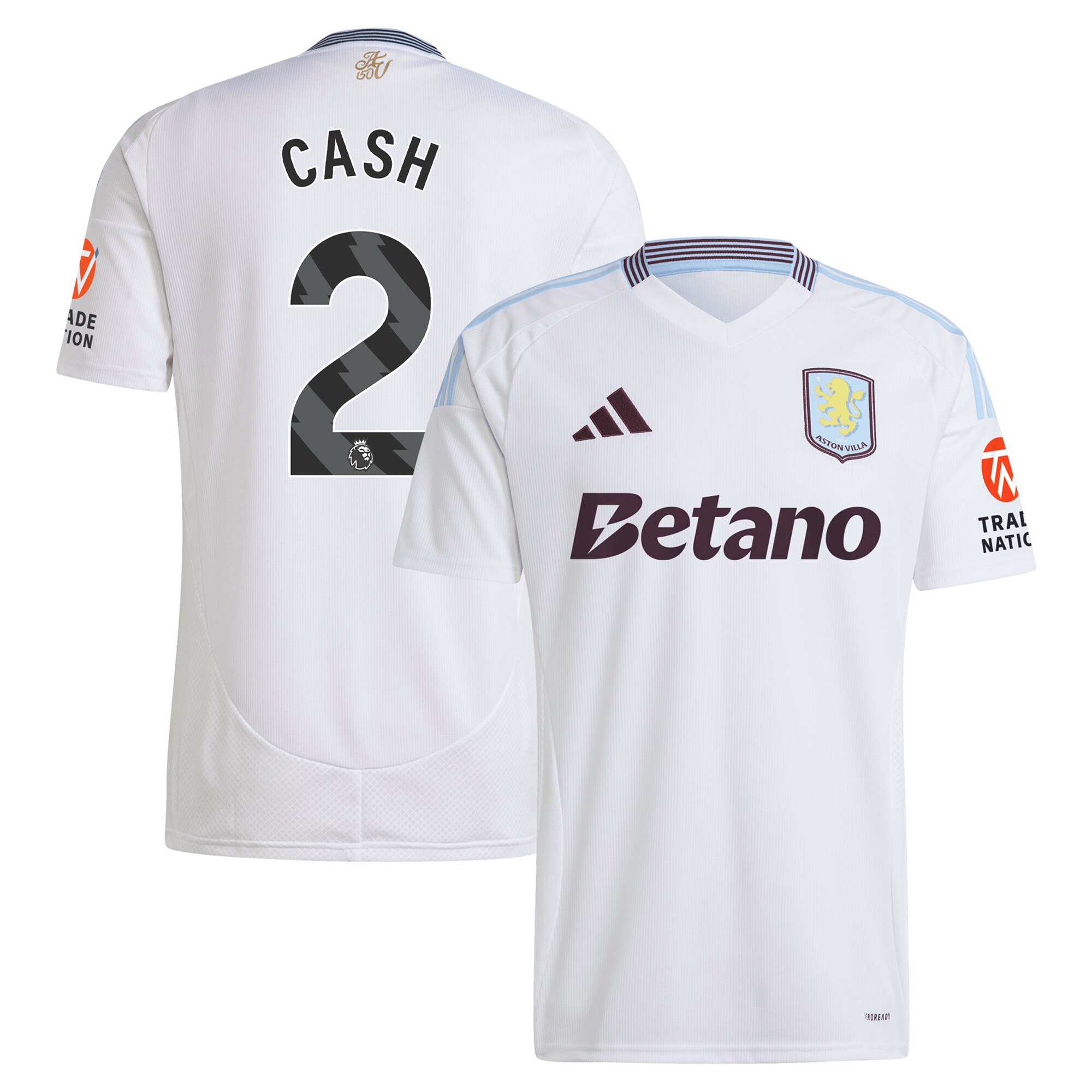 aston villa adidas away shirt 2024-25 with cash 2 printing Collection | Authentic Aston Villa Shirts