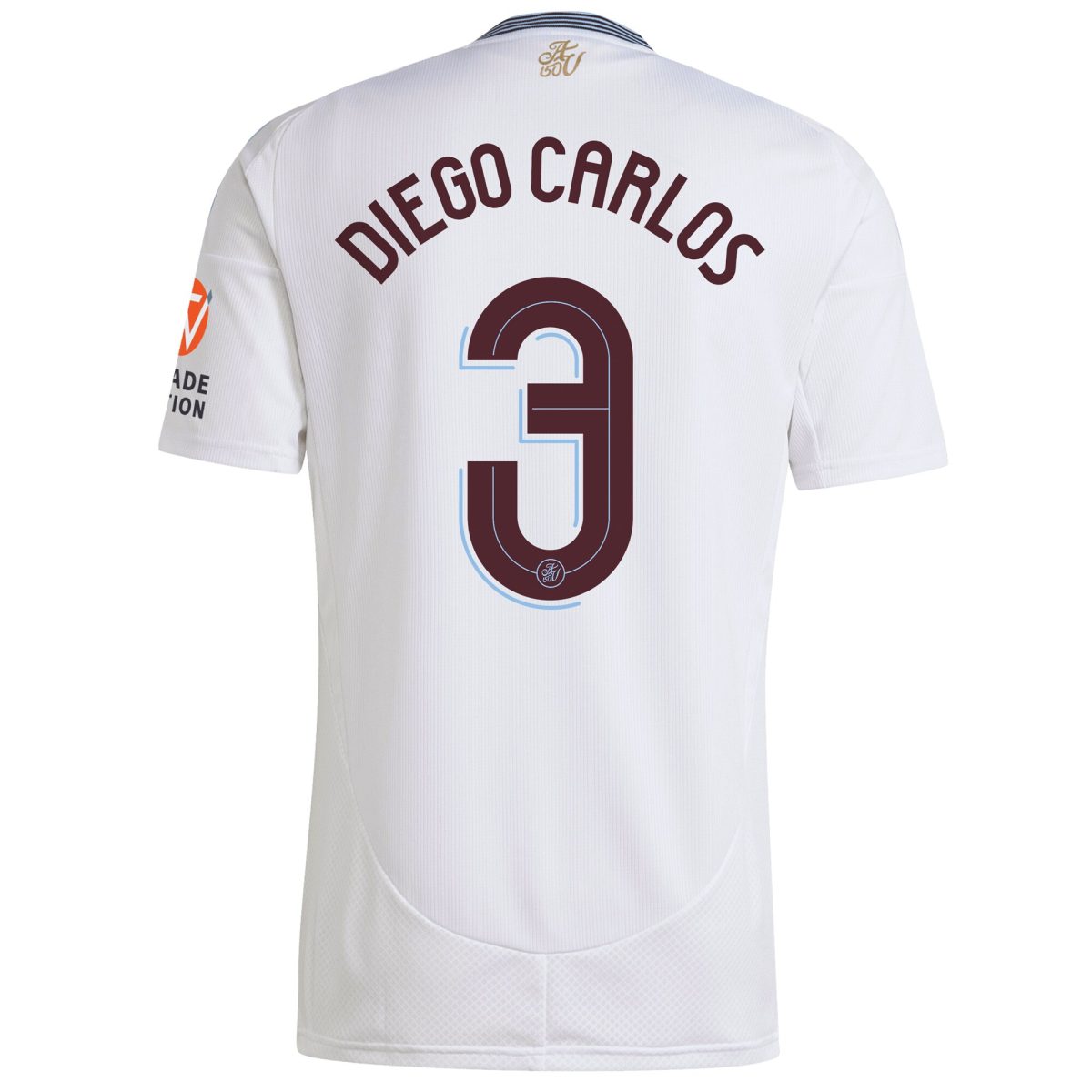 aston villa adidas away shirt 2024-25 with diego carlos 3 cup printing Collection | Authentic Aston Villa Shirts