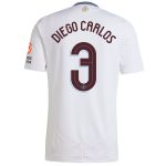 aston villa adidas away shirt 2024-25 with diego carlos 3 cup printing Collection | Authentic Aston Villa Shirts